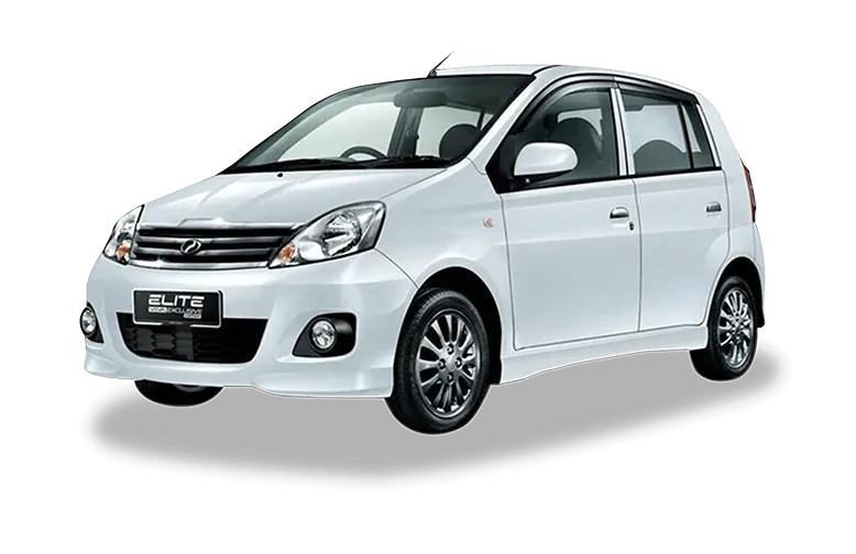white Perodua-Viva-2012